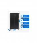 Side-by-side k&uuml;lmik Bomann SBS7344SIX, must