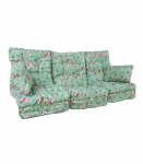 Kiigepadjad ROMA 108x56x10cm, 3tk, 80% puuvill, 20% pol&uuml;ester