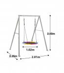 Kids Swing Set Stork nest &Oslash; 102 cm, Intex 44112