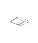 Bosch Stacking kit with pull-out shelf WTZ27500
