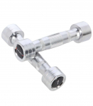 CHD01 CHROMED DUMBBELL (2 pcs.) HMS