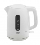 Adler Kettle AD 1380w Electric 2200 W 1 L Polypropylene 360&deg; rotational base White