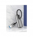 Vention USB 3.0-A to Gigabit Ethernet Adapter Gray 0.15M Aluminum Alloy Type
