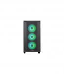 Case|CHIEFTEC|HUNTER 3|MidiTower|Case product features Transparent panel|Not included|ATX|EATX|MicroATX|MiniITX|Colour Black|