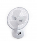 Adler AD 7302 Desk Fan White Diameter 23 cm Number of speeds 2 Oscillation 60 W No