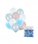 PartyDeco &otilde;hupall, 10 tk, sinised, hallid