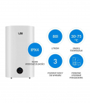 LIN LIFVD1SMWH 80L UNIVERSAL white electric water heater with WiFi