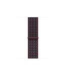 42mm Burgundy Plaid Sport Loop