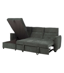 Nurgadiivanvoodi SCALA 244x155/88xH102cm, oliiviroheline