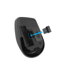 MOUSE DEFENDER TIANA MB-055 RF BEZPRZEWODOWA SILENT CZARNA 1000dpi 3P