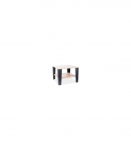 Diivanilaud Quadro tamm wotan/must 67X67