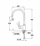 Segisti Teka IN995 Inca must graniit