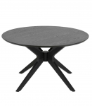 Diivanilaud DUNCAN D80xH45cm, must, tamme spoon, puit