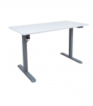 T&ouml;&ouml;laud ERGO LIGHT 1-mootoriga 120x60xH73-118cm, valge/h&otilde;behall