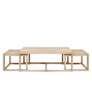 Diivanilauad 3tk CORNUS 51x56xH44cm, 51x56xH44cm, 120x60xH50cm, saar