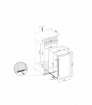 Integreeritav veinik&uuml;lmik Dunavox DX-74.230DB