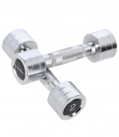 CHD02 CHROMED DUMBBELL (2 pcs.) HMS
