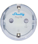 Shelly Plug PM Gen3 Matter 13A smart socket, white