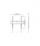 Gembird Wall mount WM-55F-02 Fixed 32-55 " Maximum weight (capacity) 40 kg Black