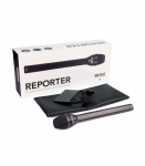 R&Oslash;DE Reporter Black Interview microphone