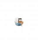 ROTHO Bailey Hooded litter box Blue, White
