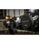 Hantlid TUNTURI PU Pro Dumbbell Set 2-12kg (10prs, 132kg)