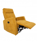 Tugitool EDDY kiikuv ja p&ouml;&ouml;rlev manuaalne recliner 76x96xH103cm, kollane