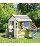 SMOBY Life PRETTY Garden House with Kitchen + 17 Accessories