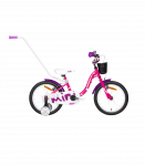 Laste jalgratas TABOU Mini ST, 18" roosa-valge