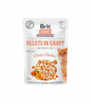 Brit care fillets in gravy for adult cats 12x85g