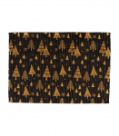 Linik GLORY 30x45cm, kuldsed kuused, 100% pol&uuml;ester, kangas 404