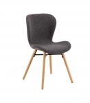 Tool BATILDA-A1 hall/tamm, 47x53xH82,5cm, bukleekangas, &otilde;litatud puit