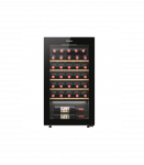 Candy Wine Cooler 438063 Energy efficiency class G Free standing Bottles capacity 34 Black