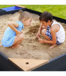 AXI suur liivakast mahutitega, istega ja kaanega