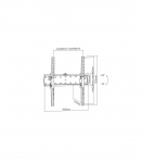 Gembird Wall mount WM-55T-02 32-55 " Maximum weight (capacity) 40 kg Black