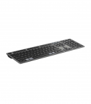 HP 725 Wireless Keyboard - Multi-Device, Dual-Mode, Programmable, Rechargeable - Nightfall Black, spill resistant - ENG