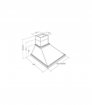 Akpo WK-4 Rustica Eco 60  Chimney hood Beige, Wood