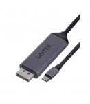 UNITEK ADAPTER USB-C, DISPLAYPORT 1.4, 8K@60HZ, 1,8M, V1423C