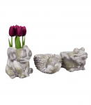Lillepoti &uuml;mbris STONE 19x15,5xH14cm, konn