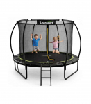LEAN Garden Trampoline with Inner Net Black and Green 183CM 6FT