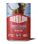 Carnilove Dog Can pat&eacute; Turkey&Salmon 400g