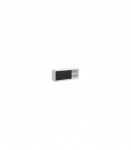 Tv-alus Forn RTV2S valge k&otilde;rgl&auml;ige/must matt 156cm