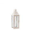 Latern VENEZIA, 14x14xH40cm, beež, metall, mix