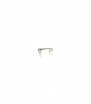 Seinalaud/konsoollaud PRINCE C ceramic valge calacatta/kroom 120x40