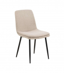 Tool BECCA beež, 46x55xH85,5cm, kangas, metall