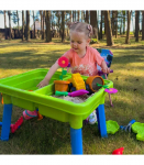 WOOPIE 2-&uuml;hes veelaud ja liivakast 13 tarvikuga