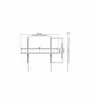 Gembird Wall mount Fixed 37-70 " Maximum weight (capacity) 40 kg Black