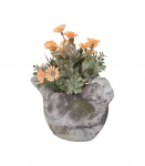 Lillepoti &uuml;mbris STONE 22x13,5xH14cm, lind