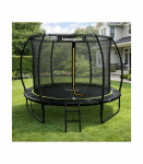 LEAN Garden Trampoline with Inner Net Black and Green 252CM 8FT