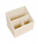 Pliiatsitops WILMA 15,5x12,5x13,5cm, kreem